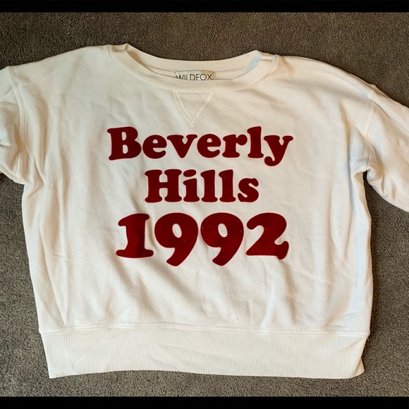 Wildfox Beverly Hills Hills Sweatshirt Size XS - Picture 5 of 6